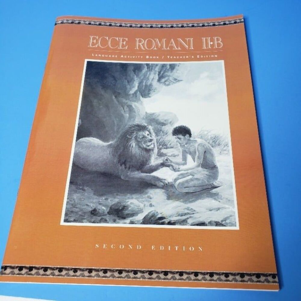 Ecce TE Romani II-B Language Activity Book Latin Program Homeschool Teachers